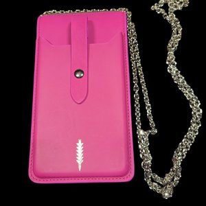 NWOT designer THACKER cross body phone case and wallet